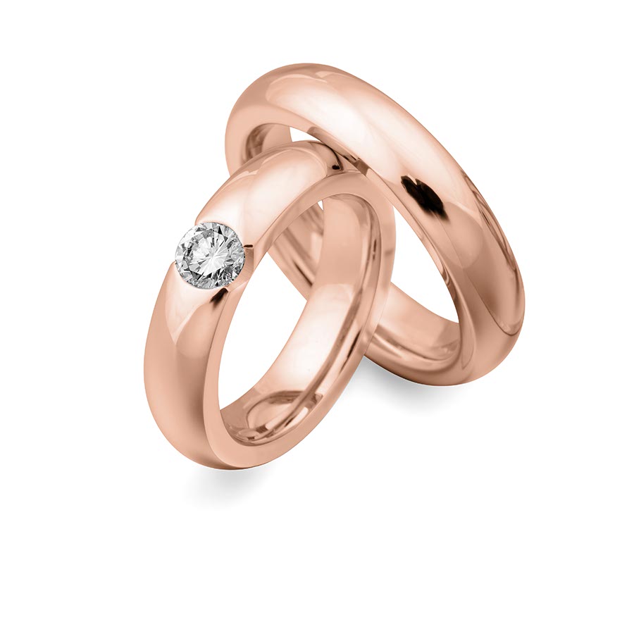 Trauringe / Eheringe 333 Rotgold 517400-53