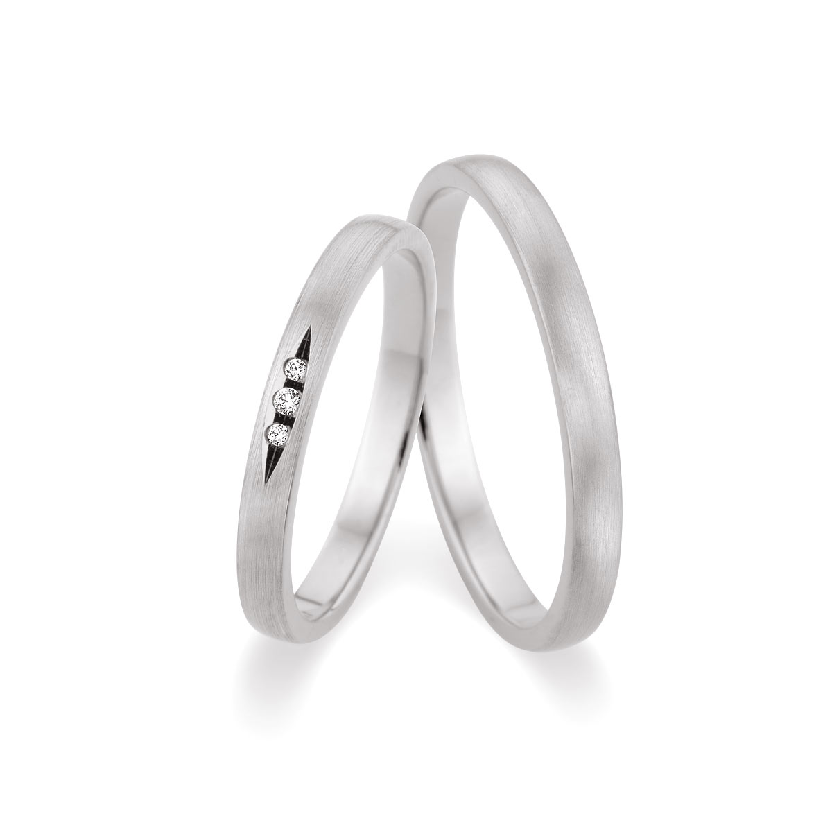 Trauringe 375 Weißgold 517507-25