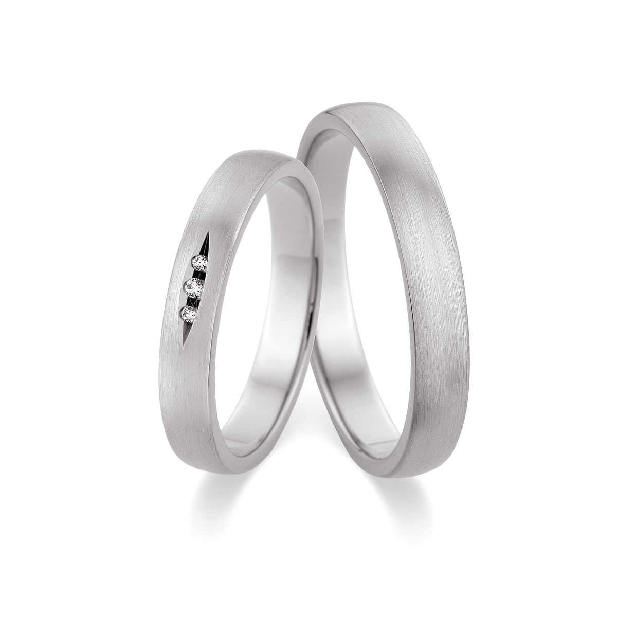 Trauringe 375 Weißgold 517507-35