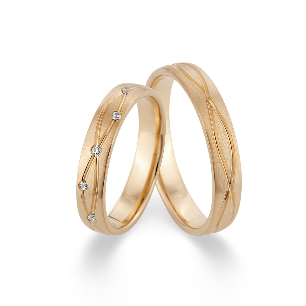 Trauringe / Eheringe 585 Roségold 517522-40