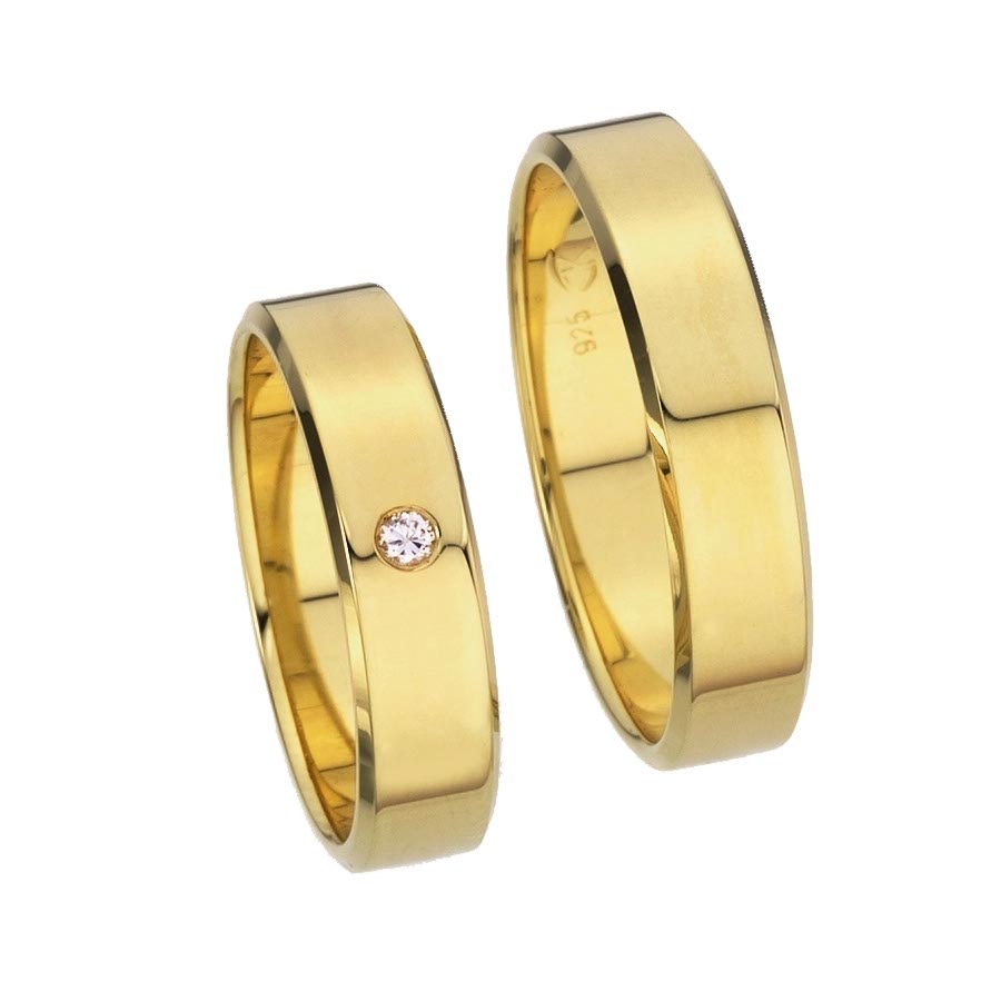 Trauringe / Eheringe 333 Gelbgold 511005-30