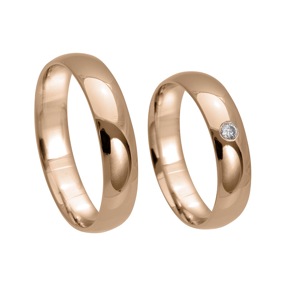 Trauringe / Eheringe 333 Rotgold 517346-50