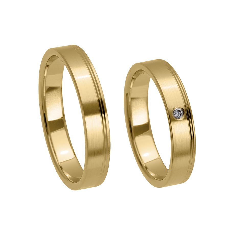 Trauringe / Eheringe 333 Gelbgold 517364-40