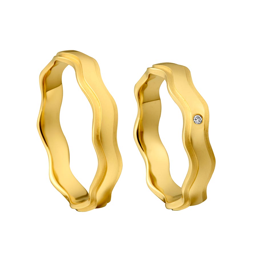 Trauringe / Eheringe 333 Gelbgold 517384-45